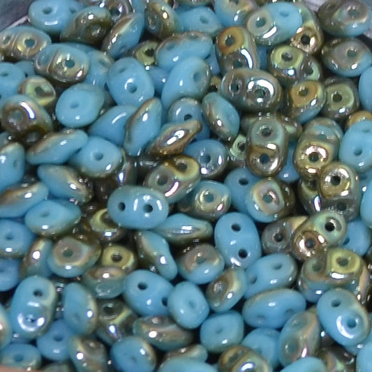 Superduos - Turquoise Blue Celsian