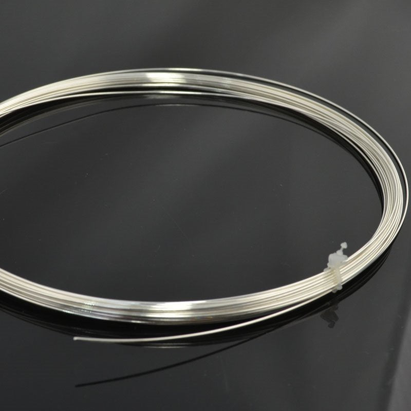 Fine Silver - 0.8mm Round Wire - Half Hard (foot)