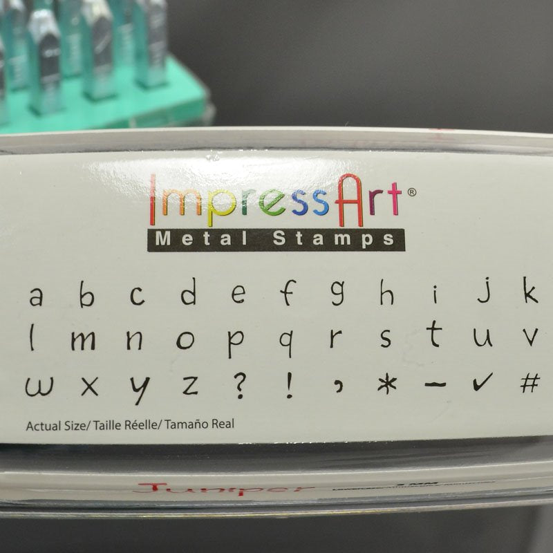 ImpressArt Stamps - 3mm Stamp/Punch Collection - Juniper - lowercase Letters / S