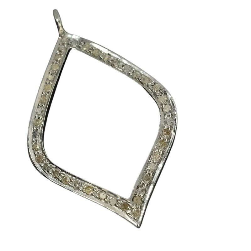 Open Diamond Diamonds/Gunmetal Each