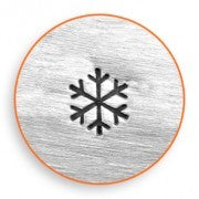 ImpressArt Stamps - 3mm Design Stamp/Punch - Snow Flake