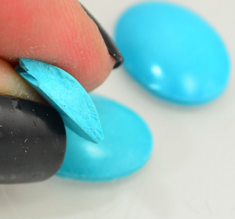 Stone - Oval Cabochon - Imitation Turquoise