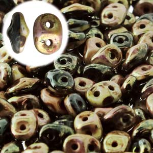 Superduos - Duet Black/White Bronze Lustre