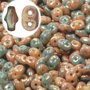 Superduos - Duet Green Turquoise/Ivory Red