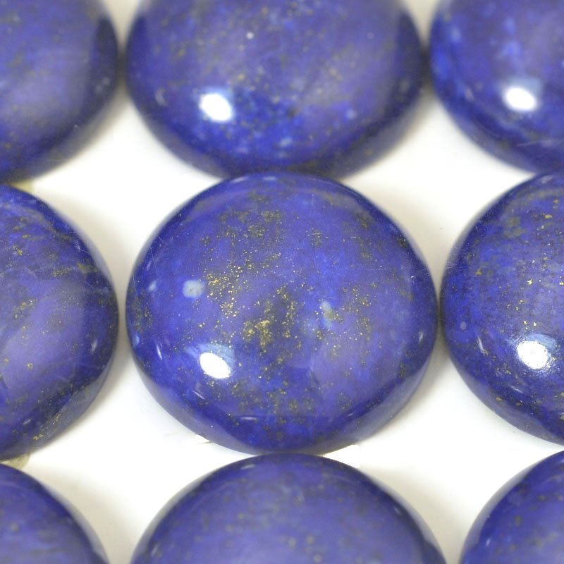 Stone - 20 mm Round Cabochon - Lapis Lazuli