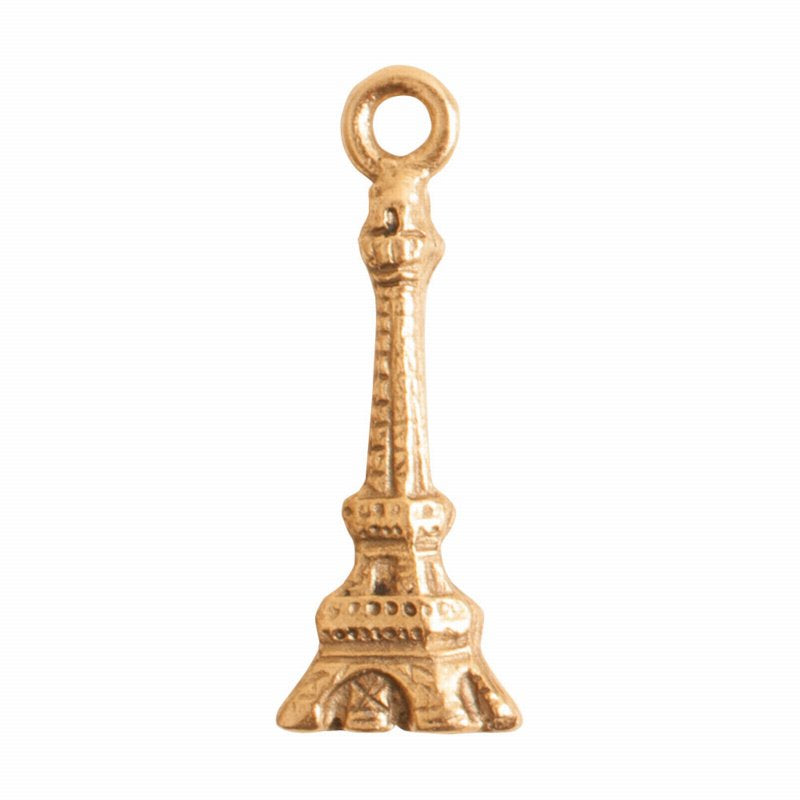 Eiffel Tower Charm Antique Gold Each