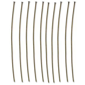 Headpins - 2in / 24ga Headpin - Antiqued Brass (144)