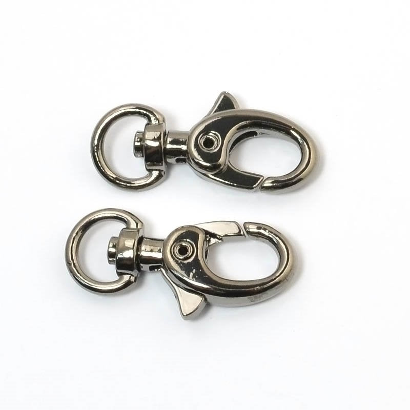 Lobster Clasp - 30mm with Swivel - Gunmetal