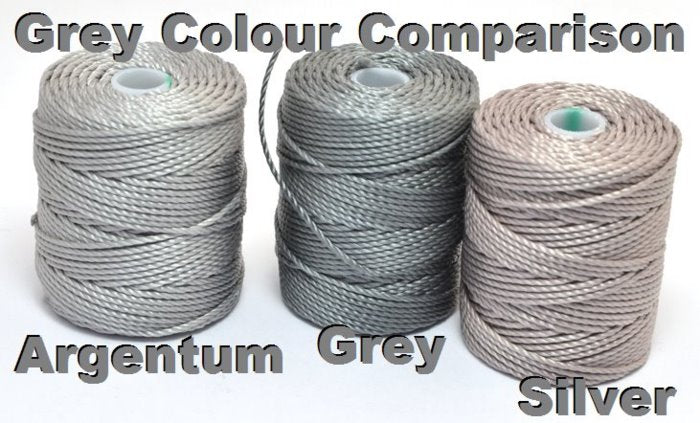 C-Lon Bead Cord - Grey - Heavy