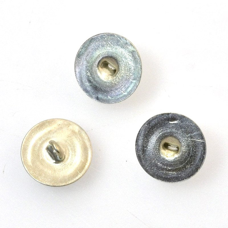 Finding - Metal Button Backs - Silvertone (10)