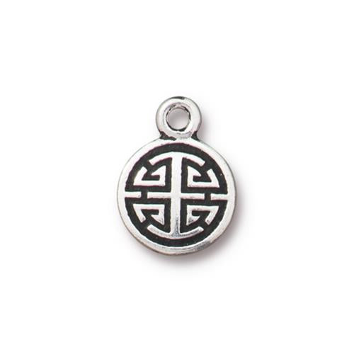 Chinese Lu Charm Antique Silver Each
