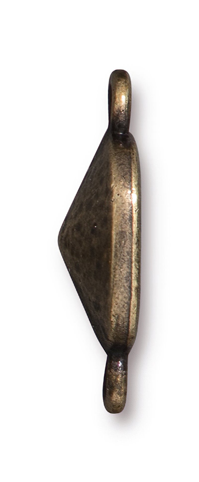 Finding - Link - 10mm Plain Bezel Cushion Cut (4470) Mount - Brass Oxide