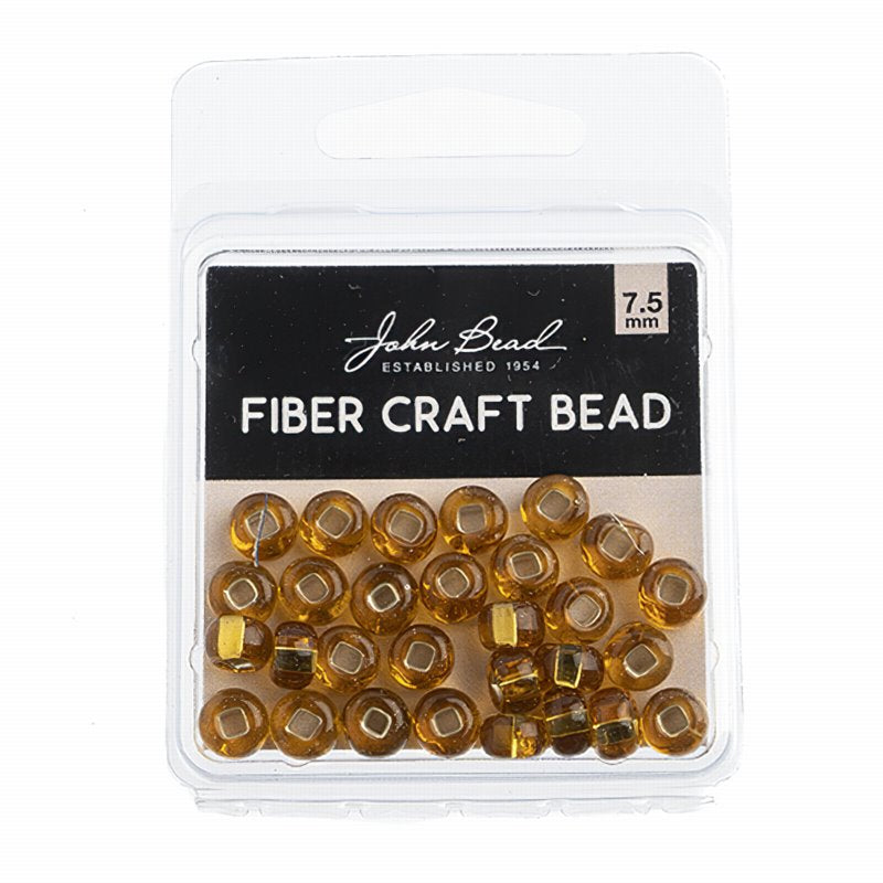 Czech Seed beads - 31/0 (7mm) - Fiber Craft Seed Bead - Silver Lined Topaz (Pack