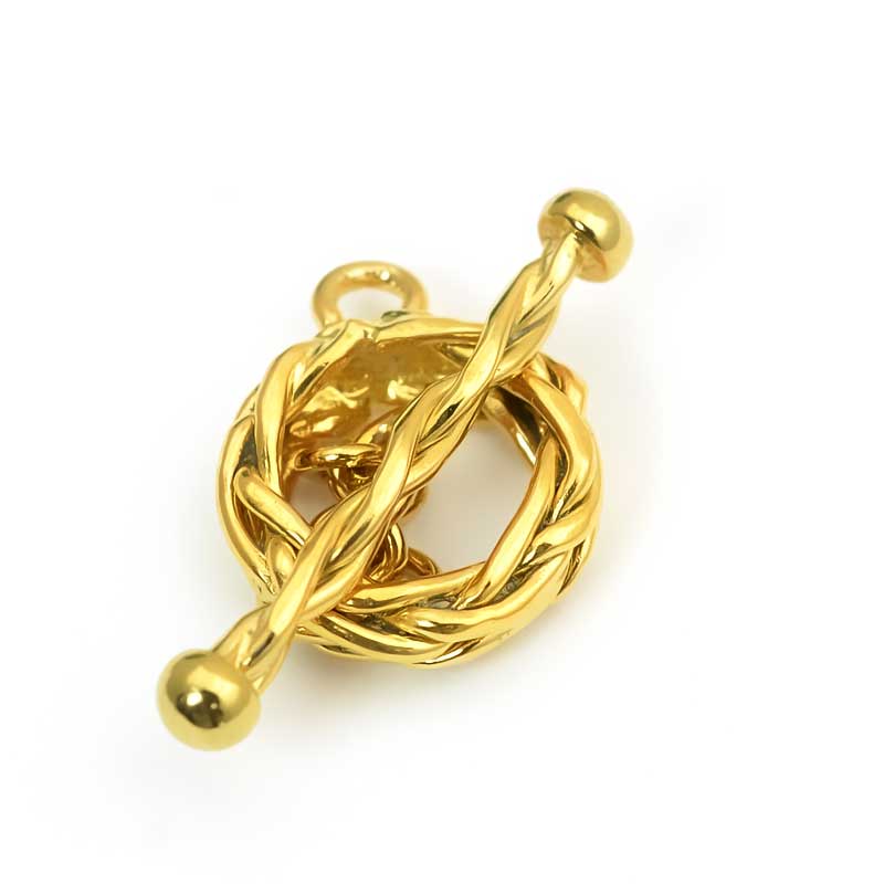 Toggle Clasp - Birds Nest - Gold Plated