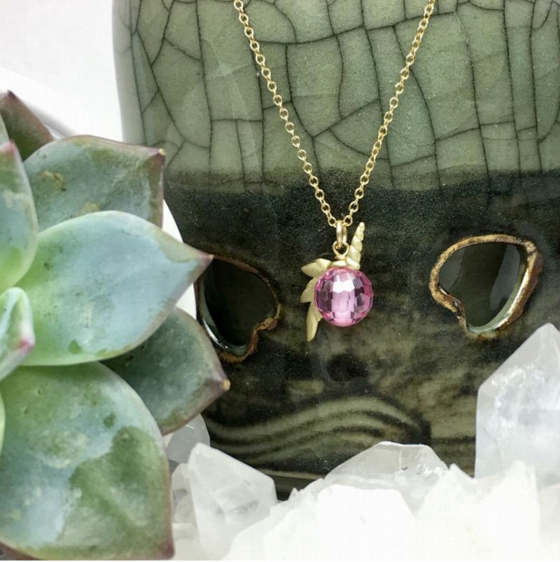 Bead Cap Unicorn Cap - Sterling Silver