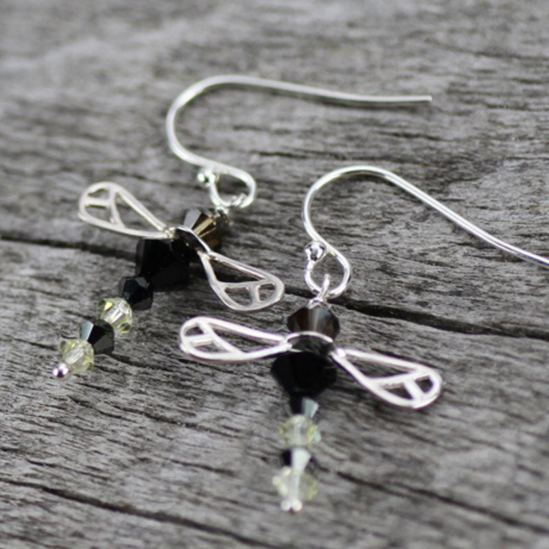 Bead Cap Dragonfly Wings - Vermeil