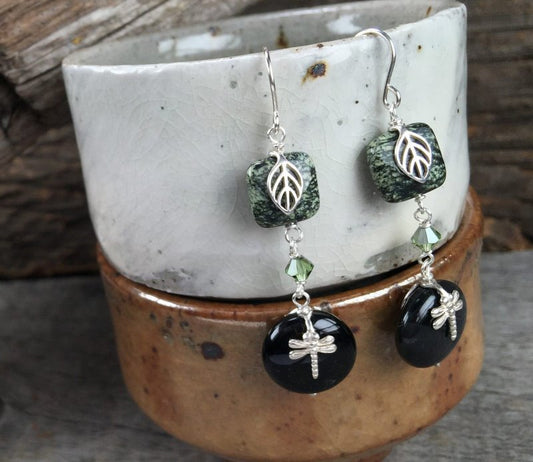 Bead Cap Dragonfly Leaf - Vermeil