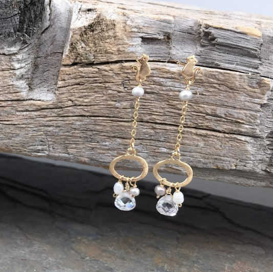 Earring -  Kitty Studs - Vermeil (Pair)