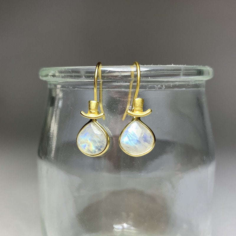 Earring - Top Hat Earwire - Sterling Silver (Pair)