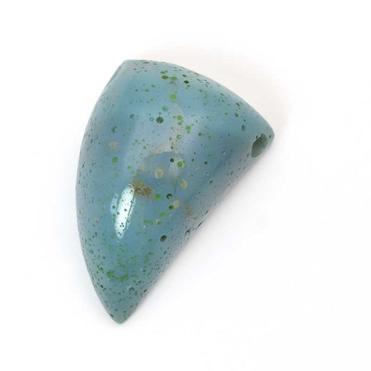 OOAK Cabochon -  Freeform Tooth - Leland Blue