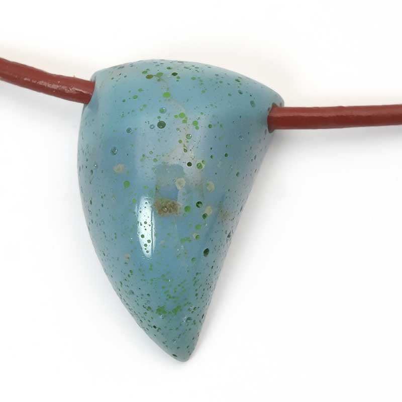 OOAK Cabochon - Freeform Tooth - Leland Blue
