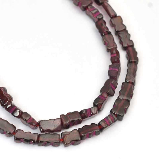 Stone Freeform Gummy Bears Garnet 14.5in