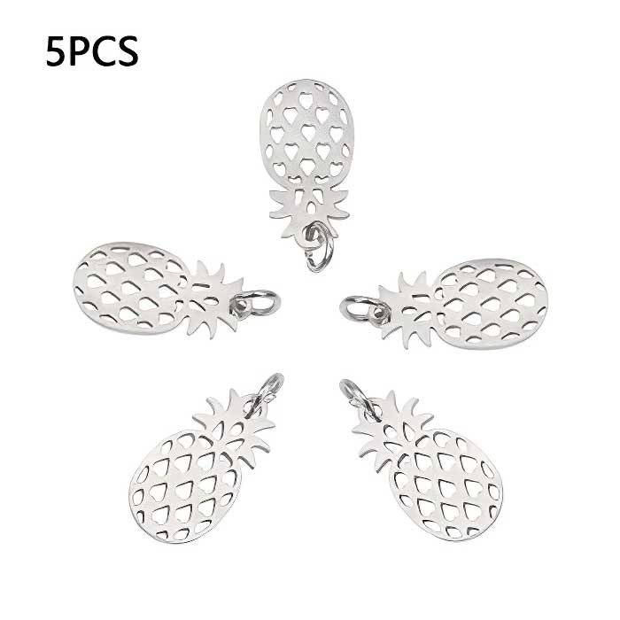Pineapple Charm Stainless Steel 2
