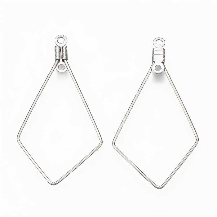 Earring Frame - Kite - Stainless Steel (10)