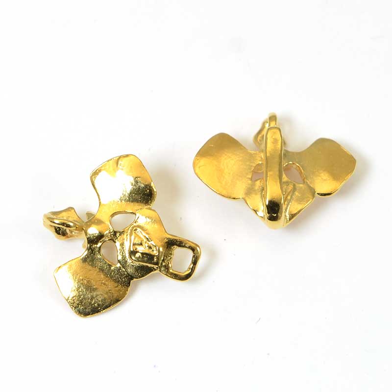 Hook and Eye Clasp - Orchid - Gold Plated
