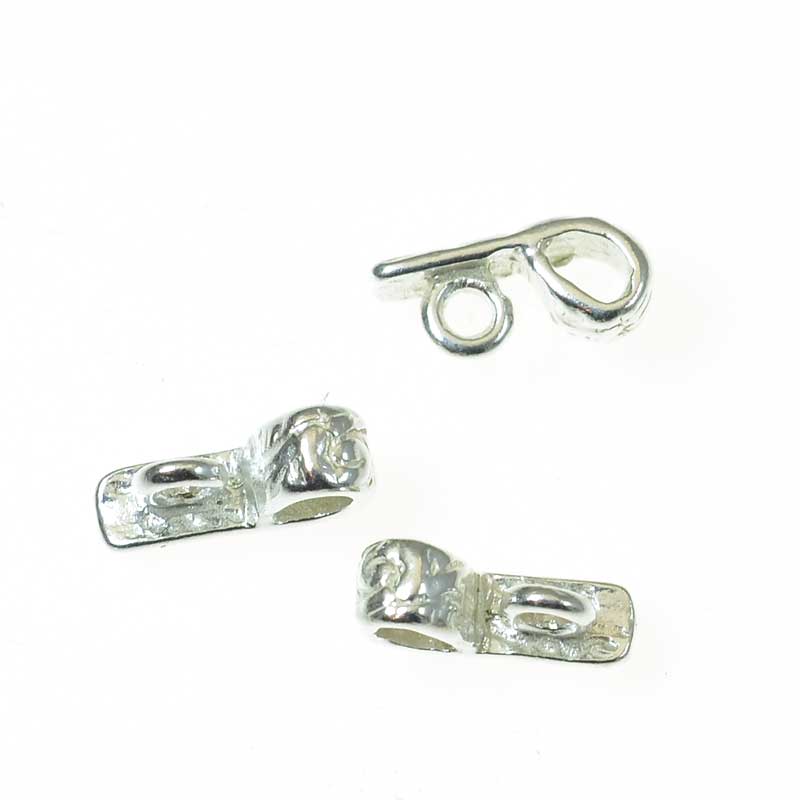 Bail Vined Rectangle - Bright Silver (5)