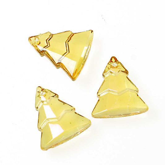 Glass Pendant - Evergreen Trees - Crystal Brandy (2)