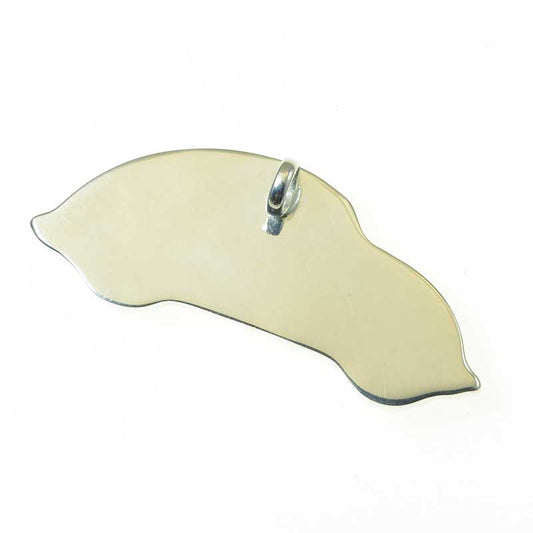 Resin Tray Volkswagon Bug Pendant - Bright Silver