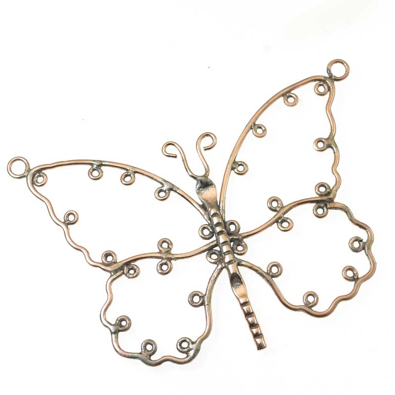Pendant - Butterfly Armature Style B - Copper