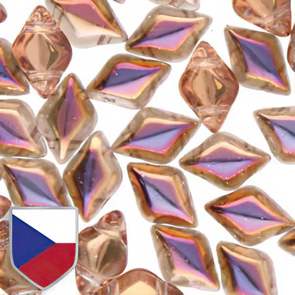 GemDuo - Crystal Sliperit Czech Shield (8g)