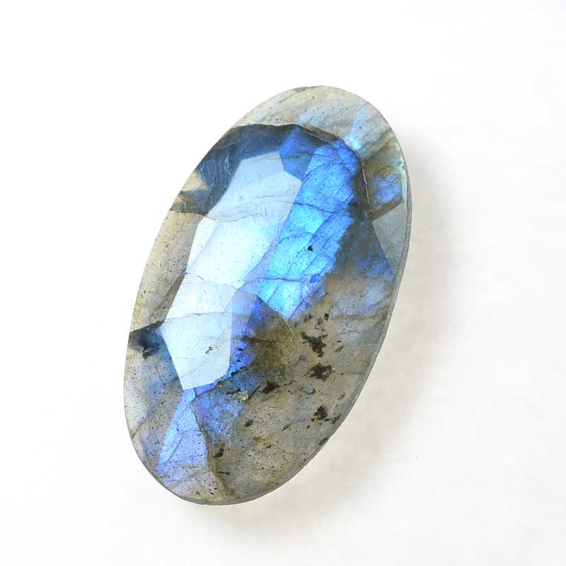 OOAK Gemstone - Faceted Oval - Labradorite