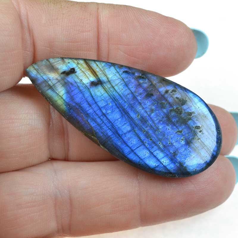 OOAK Stone Cabochon - Drop - Labradorite