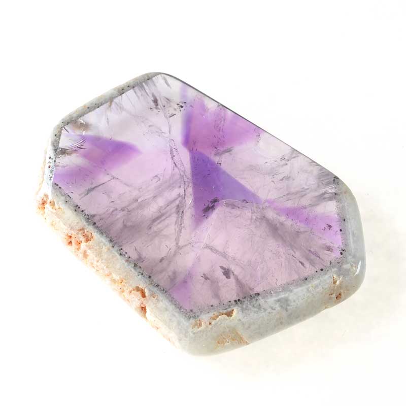 OOAK Stone - Freeform Slice - Amethyst