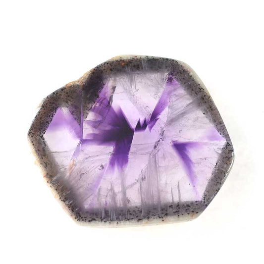 OOAK Stone -  Freeform Slice - Amethyst