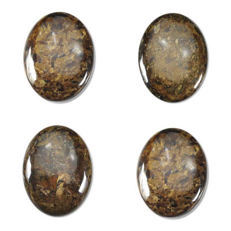 Stone Cabochon - 30x40mm Oval - Bronzite