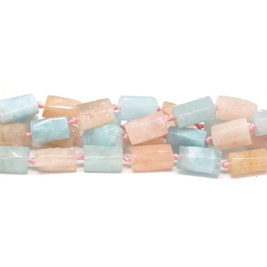 Morganite Hex Tubes 15.5in