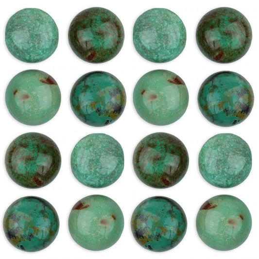 Stone - 16mm Round Cabochon - Turquoise - Chinese