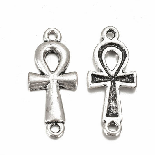 Ankh Link Charm AntSterlingPl 4