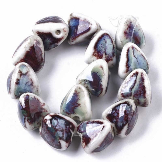 Glazed Porcelain Bead - Zongzi - Phoenix Egg (10)