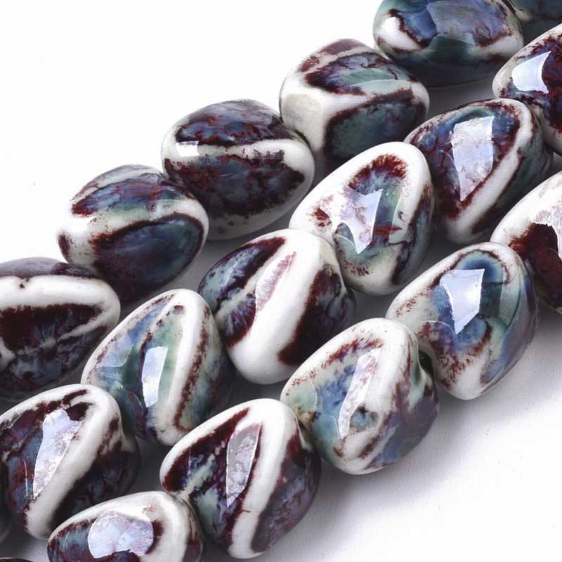 Glazed Porcelain Bead - Zongzi - Phoenix Egg (10)