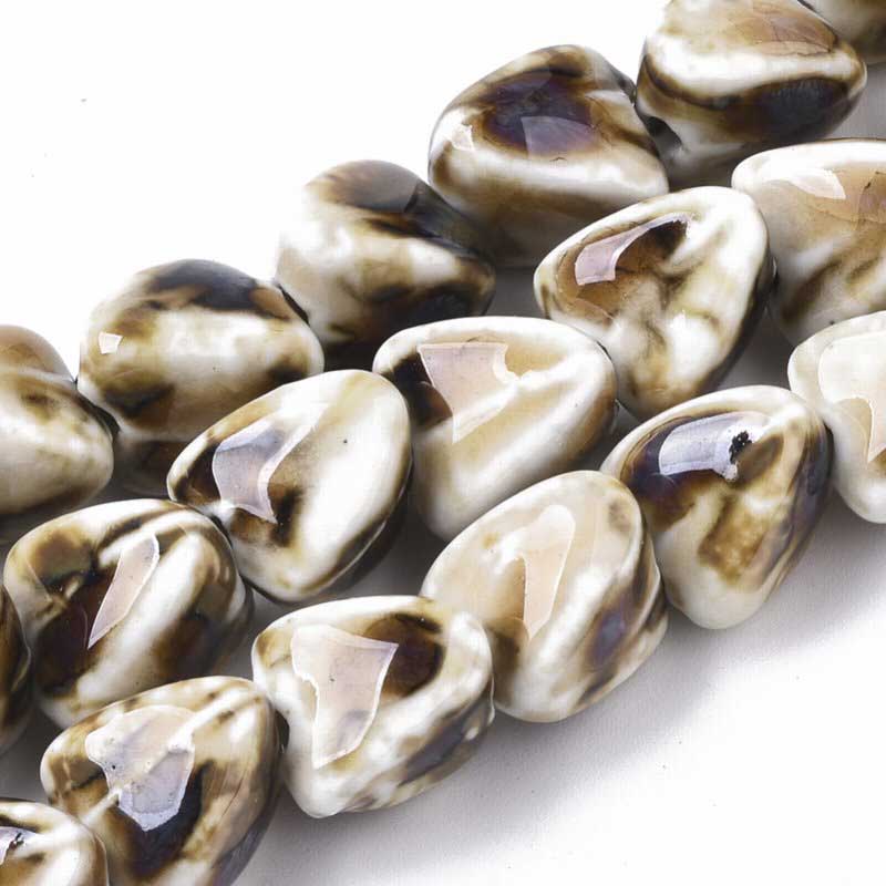 Glazed Porcelain Bead - Zongzi - Linen (10)