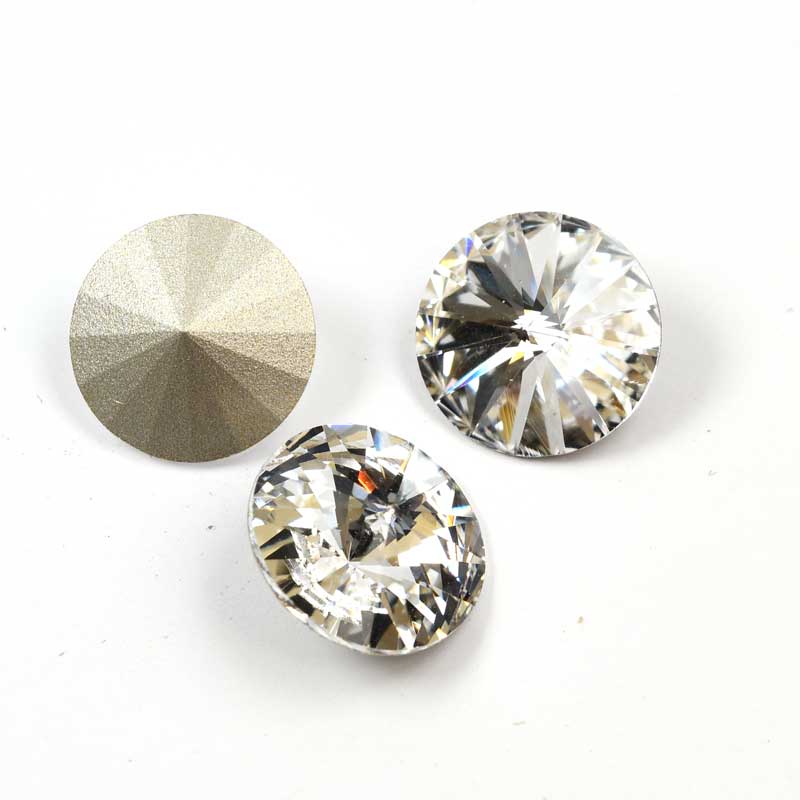 Preciosa - 12mm Rivoli - Crystal (2)