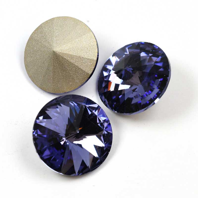 Preciosa - 14mm Rivoli - Tanzanite (2)