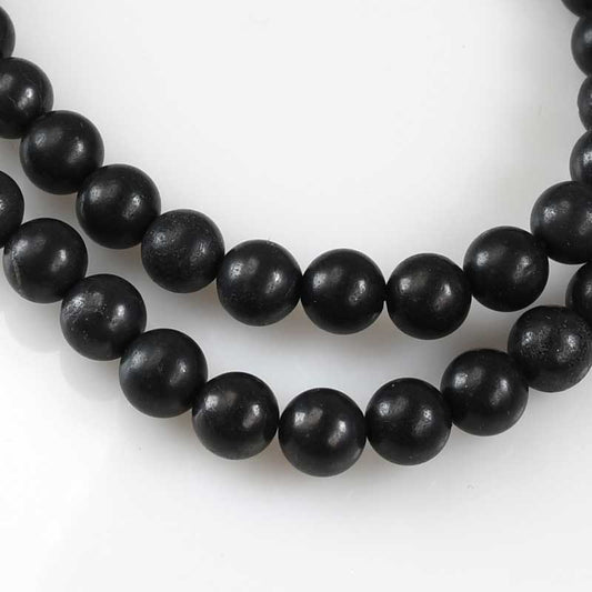 Shungite 6mm Round 16in