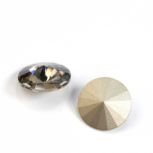 Preciosa - 12mm Rivoli - Crystal Velvet (2)