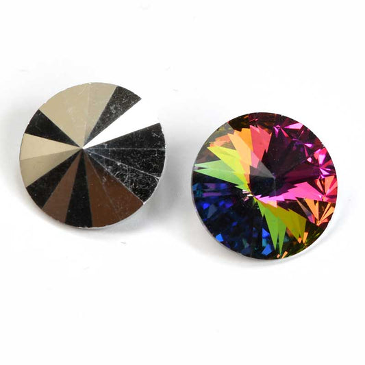 Preciosa - 14mm Rivoli - Crystal Vitrail Medium (2)